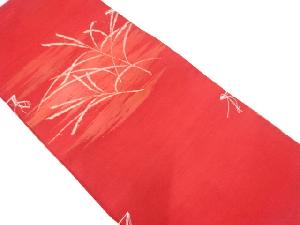 未使用品　枝葉模様織出し夏用名古屋帯